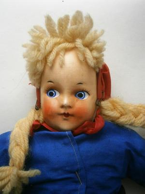 Vintage "KATERINA OF THE TYROL" Cloth Doll