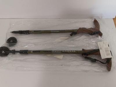 Two brand new Packaged Komperdell anti-shock Walker walking / hiking sticks