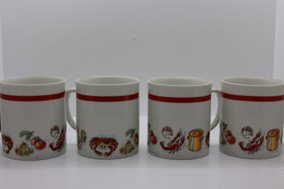 4 Louisiana Coffee Mugs