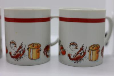 4 Louisiana Coffee Mugs