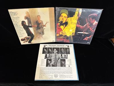CHEAP TRICK AND MICHAEL NESMITH VINYL RECORD ALBUMS