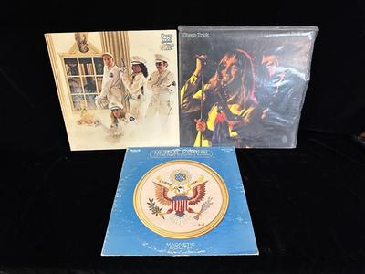 CHEAP TRICK AND MICHAEL NESMITH VINYL RECORD ALBUMS