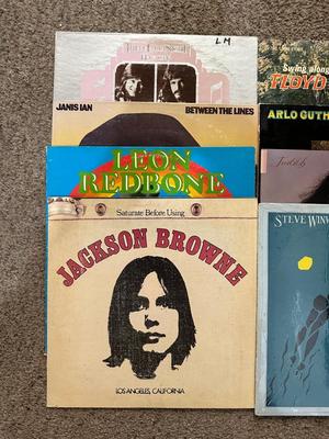 THREE DOG NIGHT, JACKSON BROWNE AND MORE VINYL RECORD ALBUMS