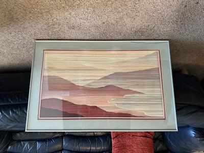 FRAMED AND MATTED PICTURE
