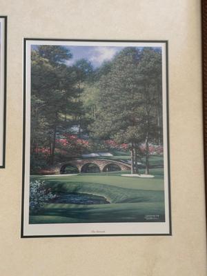 3 FRAMED PICTURES OF THE MASTERS 