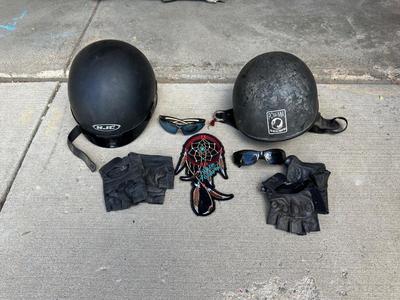 MOTORCYCLE HELMETS, GLOVES AND MORE