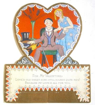 Vintage Valentine Day card