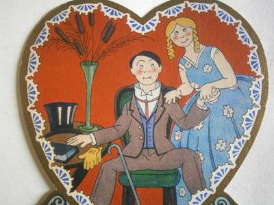 Vintage Valentine Day card
