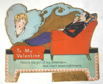 Vintage Valentine Day card