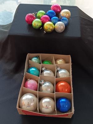 Shiny Brite Christmas ornament glass bulbs Vintage Christmas