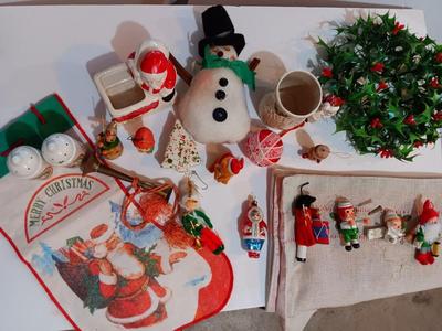 Vintage Christmas Decorations ornaments and more