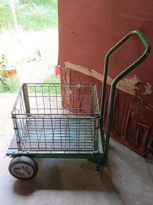 Harper Trucks Inc. Hand truck / cart with metal milk box
