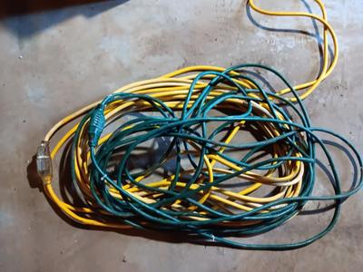 Two extension cords