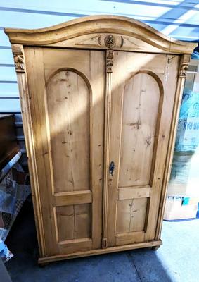 Knotty Pine Armoire