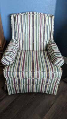 Deep Striped Sitting Chair