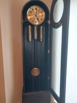 AUTHENTIC GERMAN BLACK FOREST GRANDFATHER CLOCK