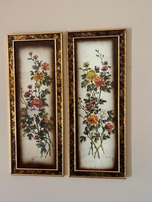 HO-CHU Floral Pair