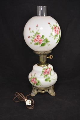 3 Way Hand Painted 2 Globe Lamp
