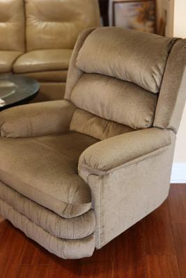 Upholster Recliner Rocking Chair