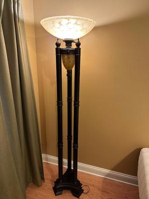 Toscano Traditional Style Torchiere Floor Lamp (See description)