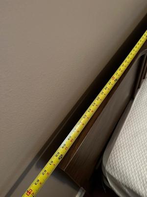 Double Bed Frame W/ Mattress & Nightstand