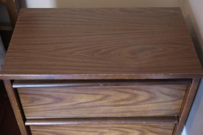 Double Bed Frame W/ Mattress & Nightstand