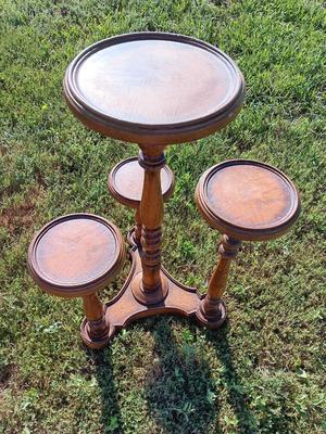 Wooden Four-tiered Plant stand
