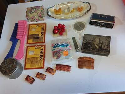 Women's "Junk drawer" lot Collectible beauty and perfume items