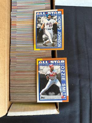3 BOXES OF BASEBALL CARDS