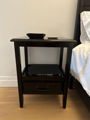 Pier 1 Imports Solid Wood End Table in Black