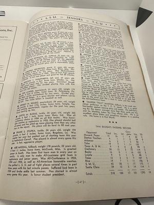 1936 2nd Annual Sugar Bowl Program