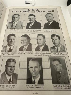 1936 2nd Annual Sugar Bowl Program