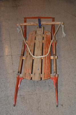 Vintage 54" Metal Runner Sled
