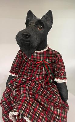 Vintage Scottish Terrier Porcelain  DOG