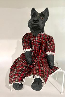 Vintage Scottish Terrier Porcelain  DOG