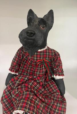Vintage Scottish Terrier Porcelain  DOG