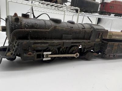 Marx  Metal Railroad Train Cars & Tracks *Read Details