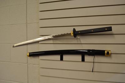440 Stainless Steel Decorative Samurai Sword Katana As Is 40â€