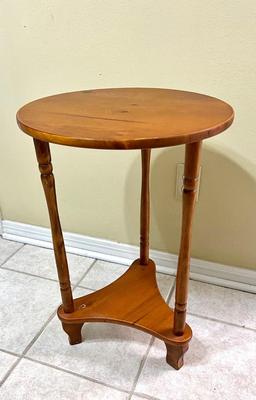 Wooden Pedestal Table