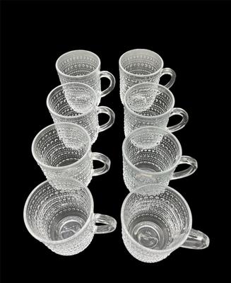 SHANNON CRYSTAL (?)  BEADS MUGS