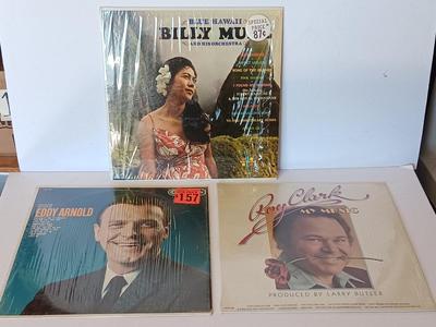 Eddy Arnold - Billy Mure and Roy Clark LP Records