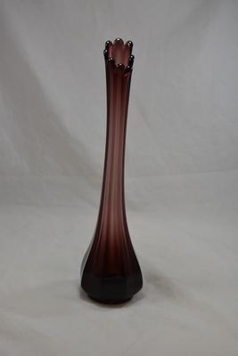 MCM Amethyst Slung Glass Vase