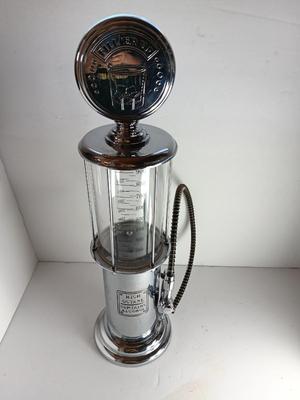 Awesome Gas pump Decanter - High Ocatane Contains Alcohol Glass globe and Fill 'er up topper