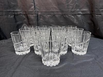 Set of 6 Mikasa Uptown Small Wine Glasses Goblets Drink Glass Crystal  Stemware