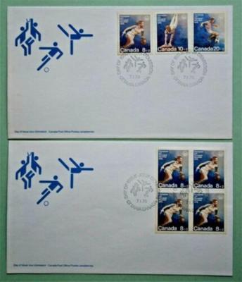 (4) Different Ottawa CANADA 1976 Olympics Covers