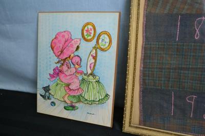LOT 65. WALL HOME DECOR ITEMS