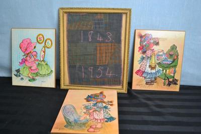 LOT 65. WALL HOME DECOR ITEMS