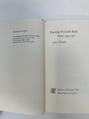 Turning to Look Back by John Woods - Signed