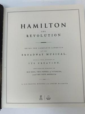 Hamilton the Revolution by Lin Manuel Miranda and Jeremy McCarter