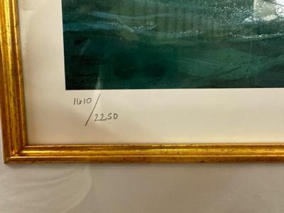 Statue of Liberty Jersey City Litho by Alexander Chen